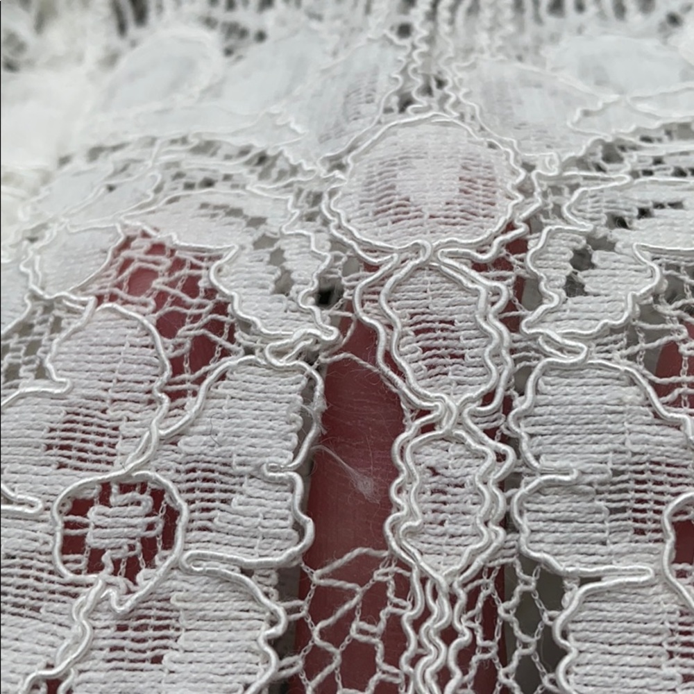 Asilio ivory lace midi skirt size XS NWT *FLAW SEE PICS - Picture 16 of 16